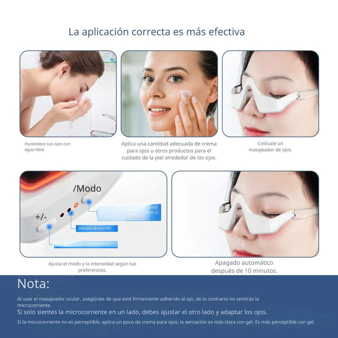 Gafas de terapia de luz roja™ | ¡Reduce las ojeras y rejuvenece!