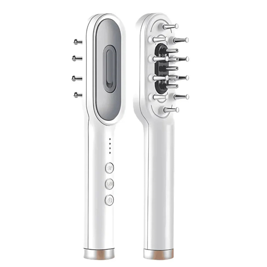 RadiantRoots™ | Descubre un cabello más abundante con el cepillo LED para crecimiento capilar