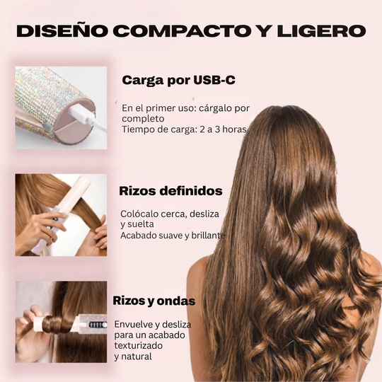Mangalo Glanz Styler™ | Plancha Alisadora Inalámbrica de Bolsillo
