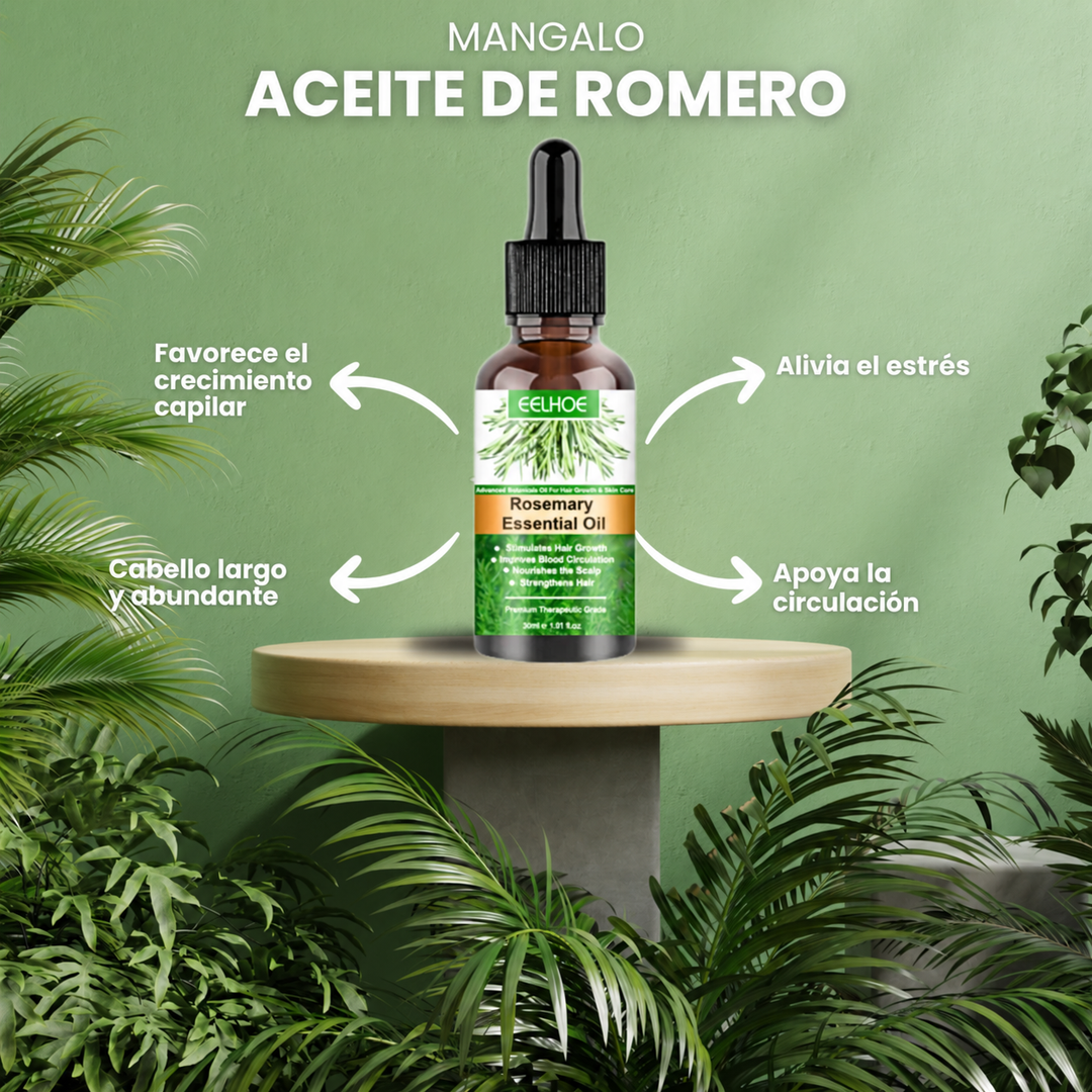 🌿 Aceite de Romero™ | Ayuda a fortalecer y revitalizar tu cabello