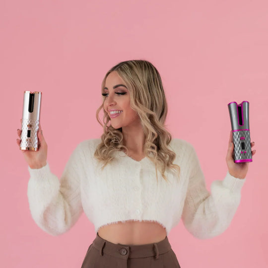 GlamCurls™ | Rizador de cabello inalámbrico