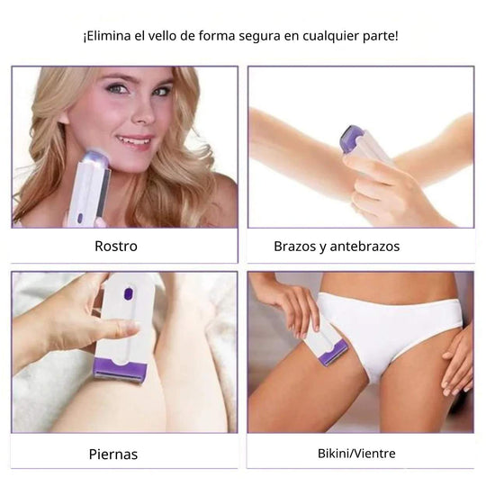 RadiantRasur™ | Piel suave y sin vello en 5 minutos