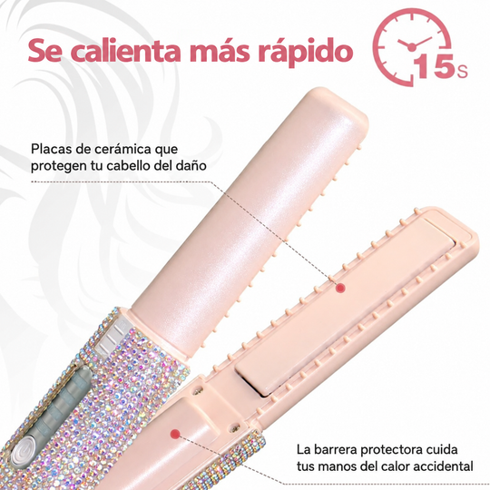 Mangalo Glanz Styler™ | Plancha Alisadora Inalámbrica de Bolsillo