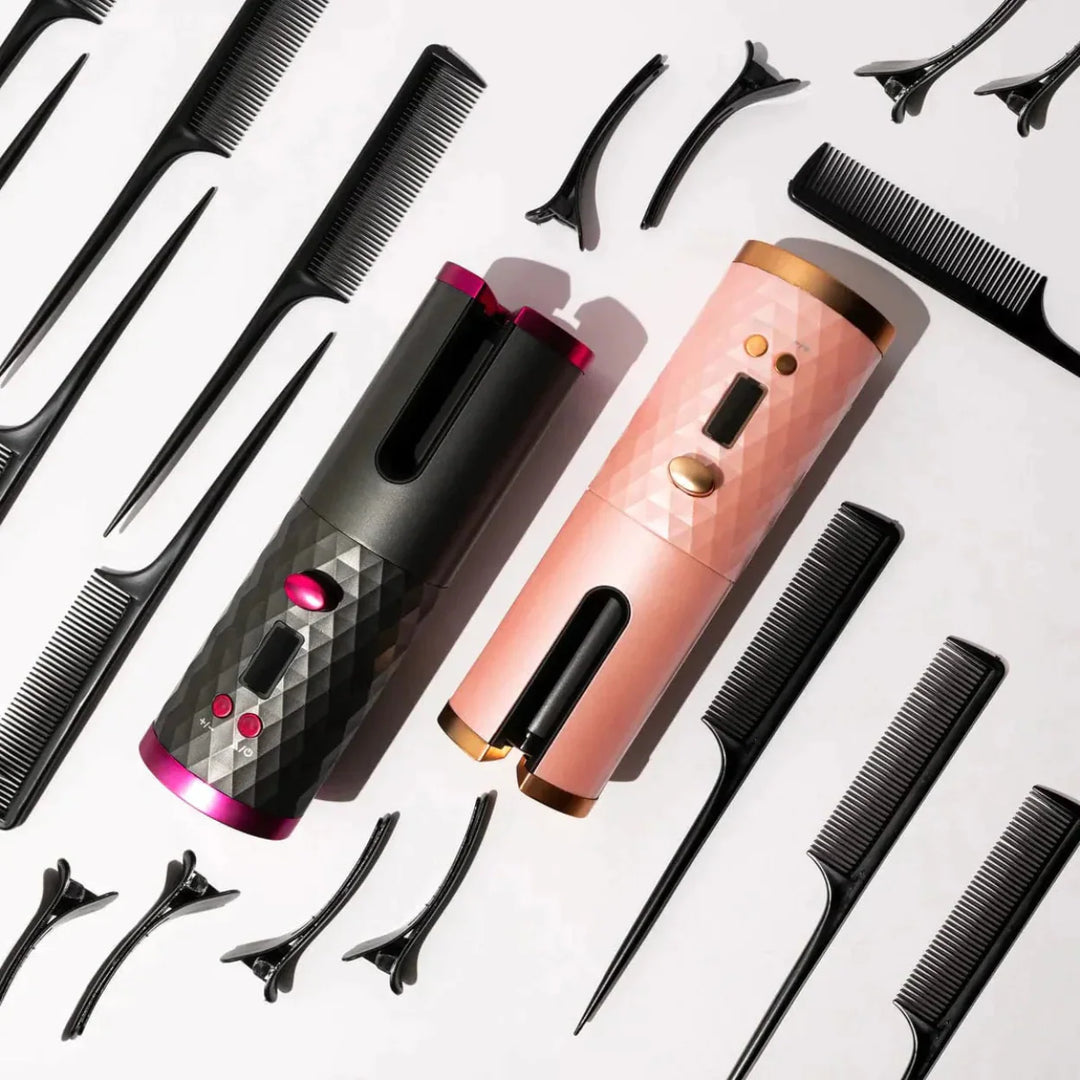 GlamCurls™ | Rizador de cabello inalámbrico