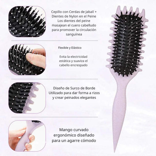 Styling Curly Hair Brush™ | Logra rizos perfectos sin esfuerzo