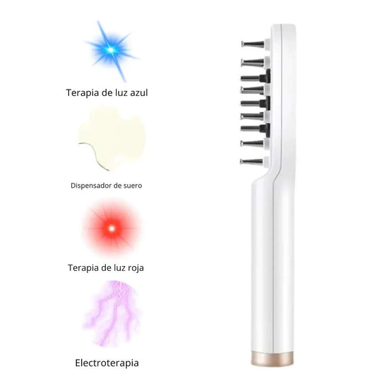 RadiantRoots™ | Descubre un cabello más abundante con el cepillo LED para crecimiento capilar