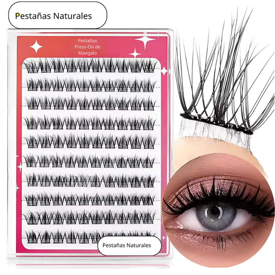 Mangalo Press-On Lash™ | ¡Sin desorden de pegamento!