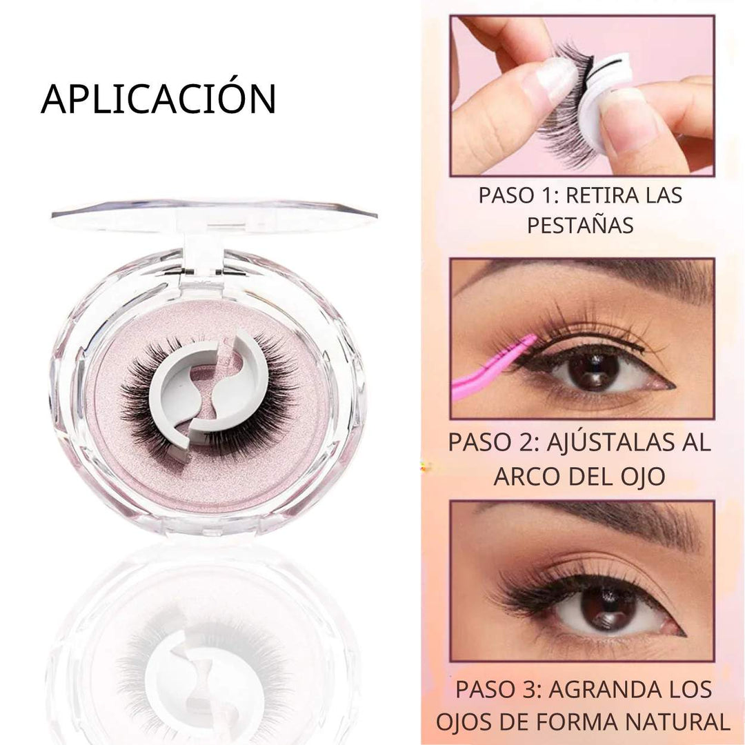 Pestañas a Rayas™ | El futuro de las pestañas postizas es sin pegamento