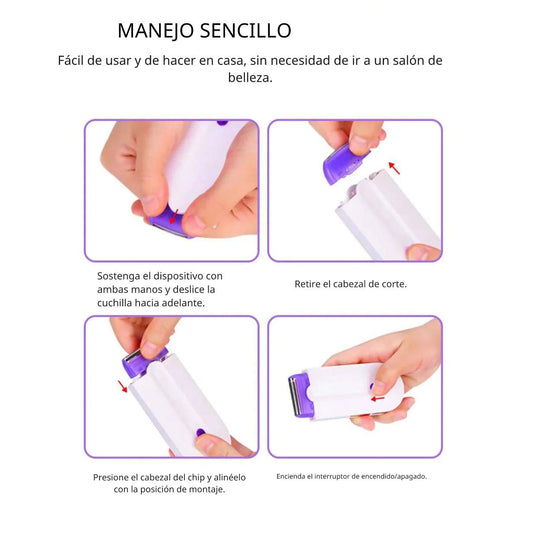 RadiantRasur™ | Piel suave y sin vello en 5 minutos