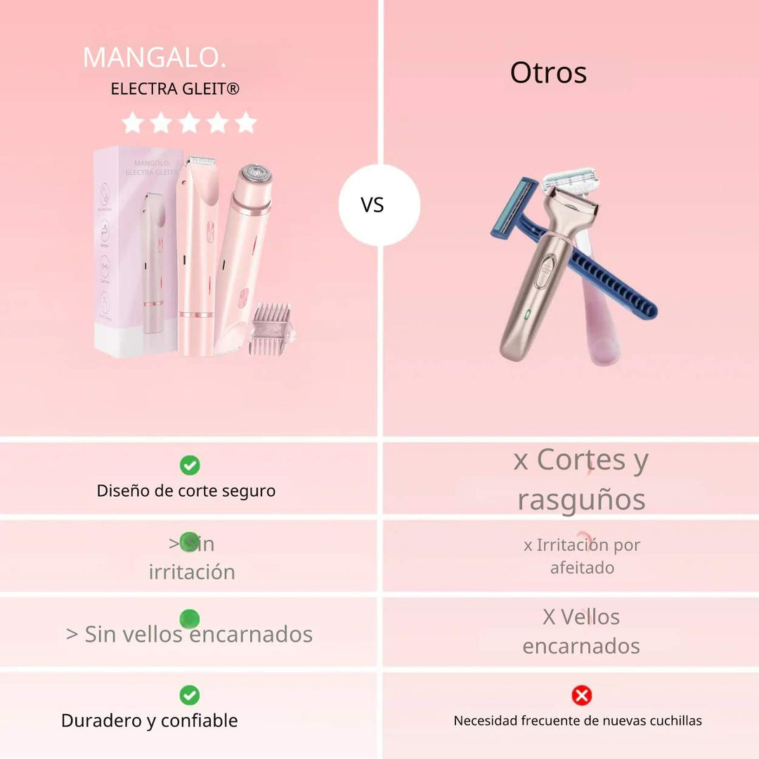 Mangalo Electra Gleit® | Afeitadora Todo-en-Uno para Damas