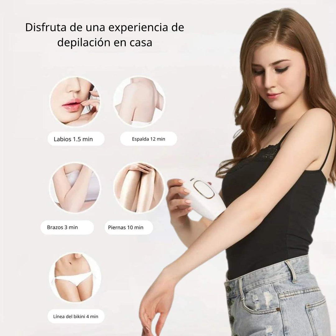 GlowFree™ | Piel sin vello con facilidad con el depilador láser IP